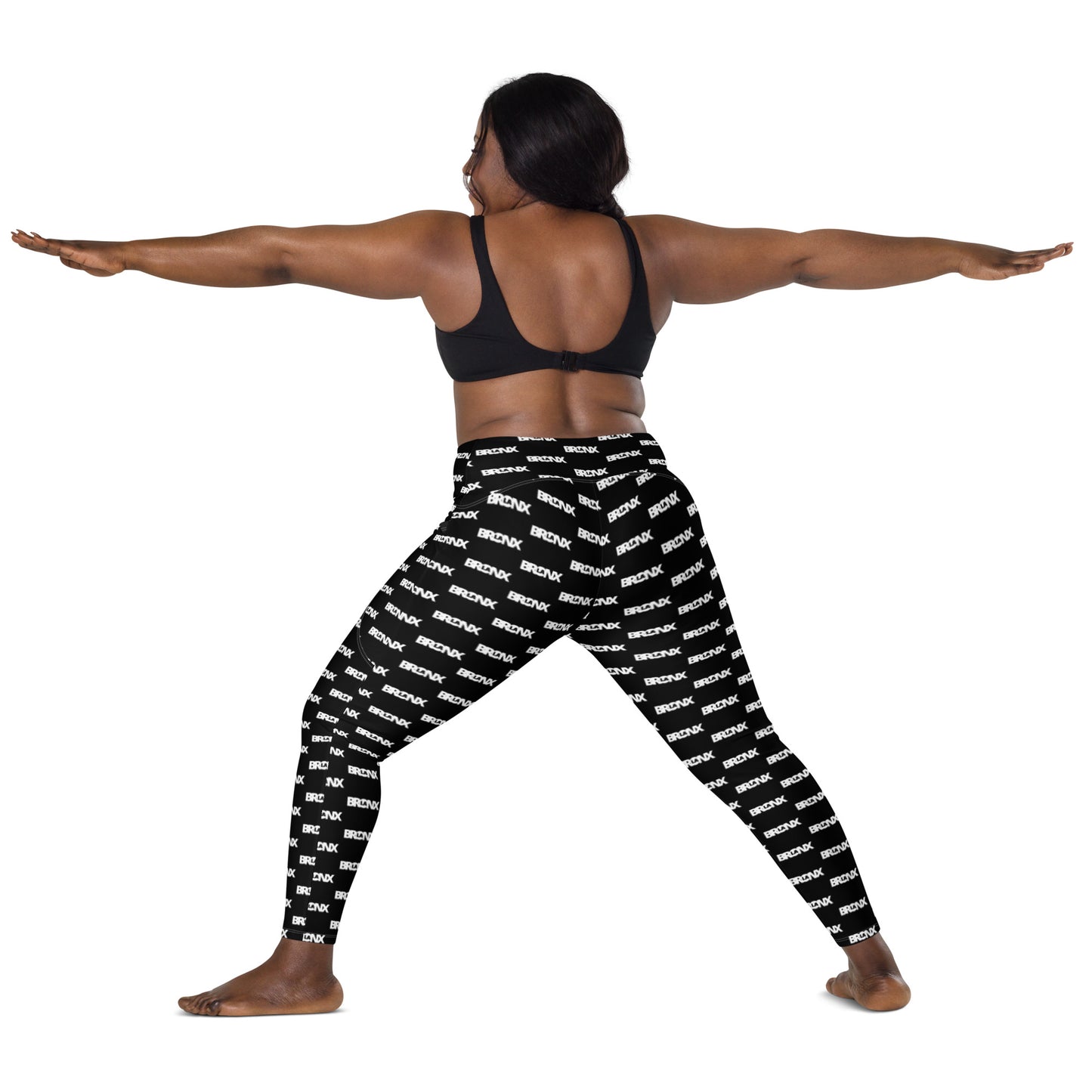 LaBronx Logo (Textile) Crossover leggings with pockets