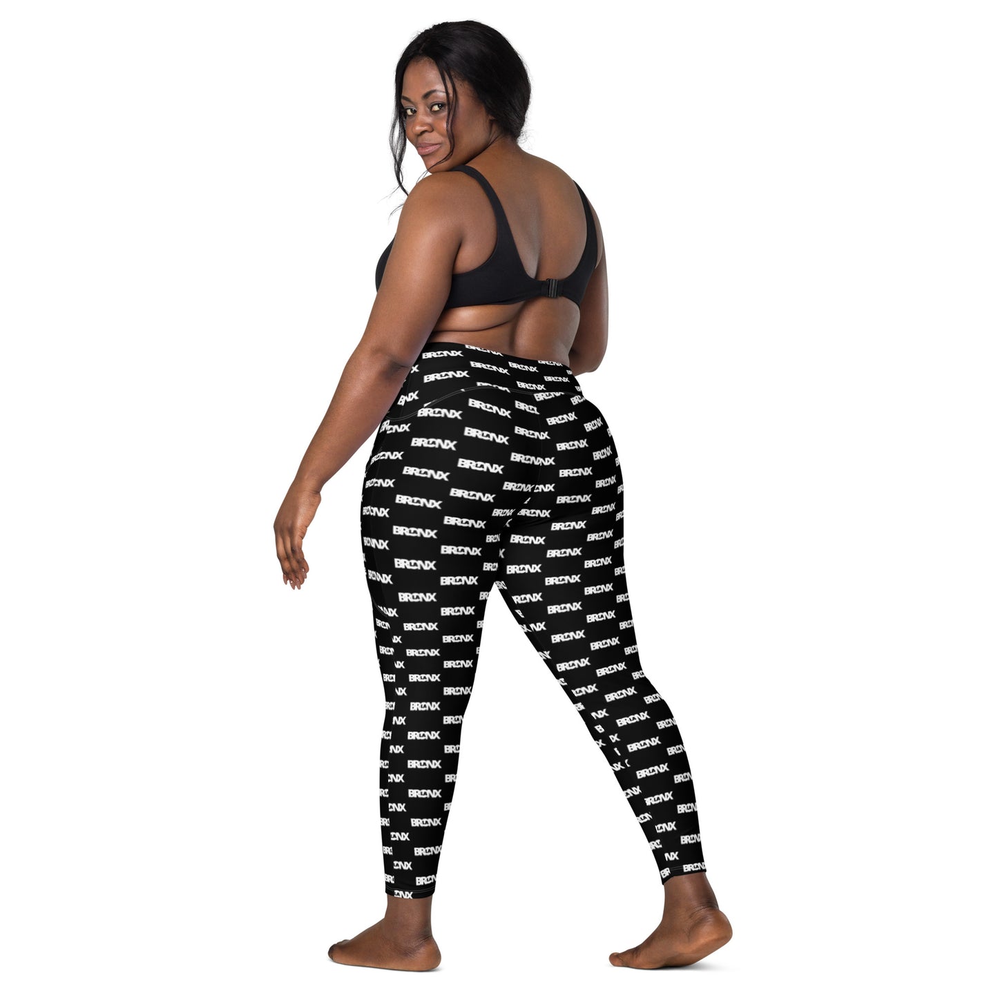 LaBronx Logo (Textile) Crossover leggings with pockets