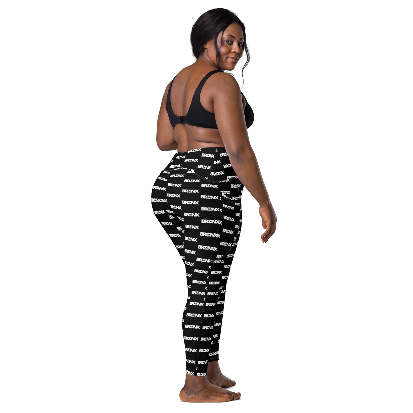 LaBronx Logo (Textile) Crossover leggings with pockets