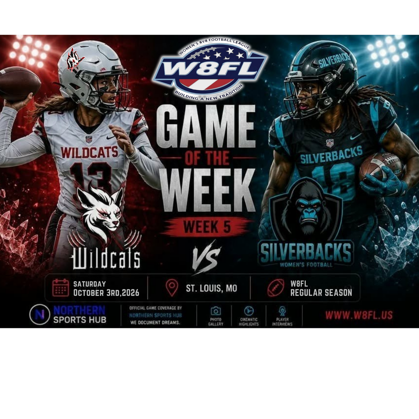 W8FL Game Tickets - WEEK 5