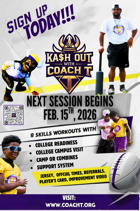 KA$HOUT with Coach T- Skills Training (8 Weeks): Begins Feb. 15th, 2026