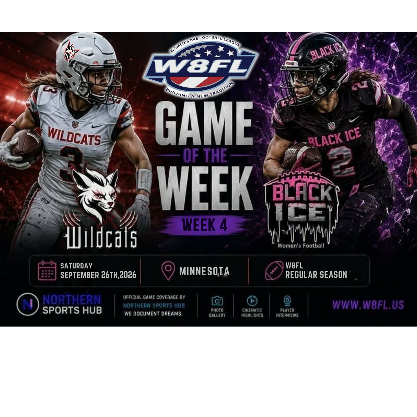 W8FL Game Tickets - WEEK 4