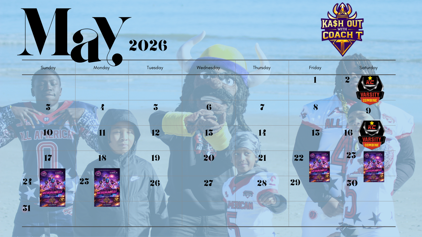 KA$HOUT with Coach T- Skills Training (8 Weeks): Begins Feb. 15th, 2026