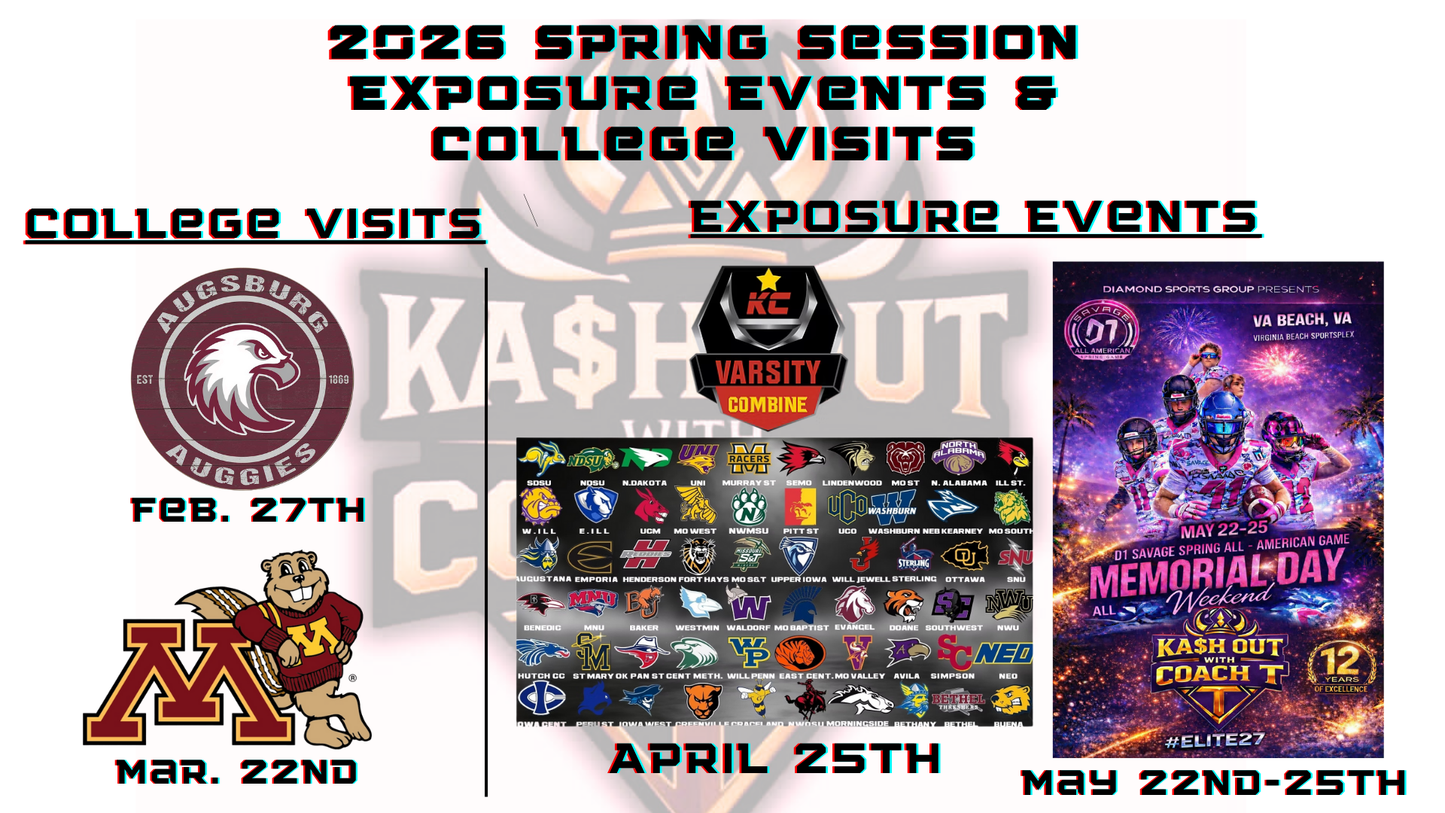 KA$HOUT with Coach T- Skills Training (8 Weeks): Begins Feb. 15th, 2026